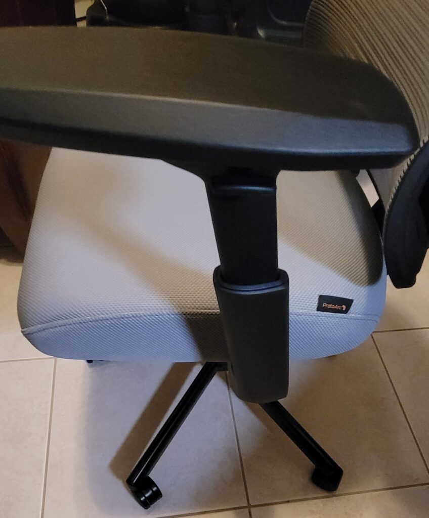 ProtoArc ErgoChair 100 adjustable arm rest and seat cushion
